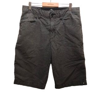 Quicksilver shorts grey and black checkered